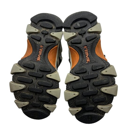 TEVA Men's 7 Hiking Boots Waterproof Ankle 6685 Tan Gray Strap Outdoor 6.5" Tall - Picture 8 of 11